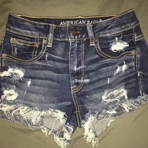 American Eagle Hi Rise Festival Shorts